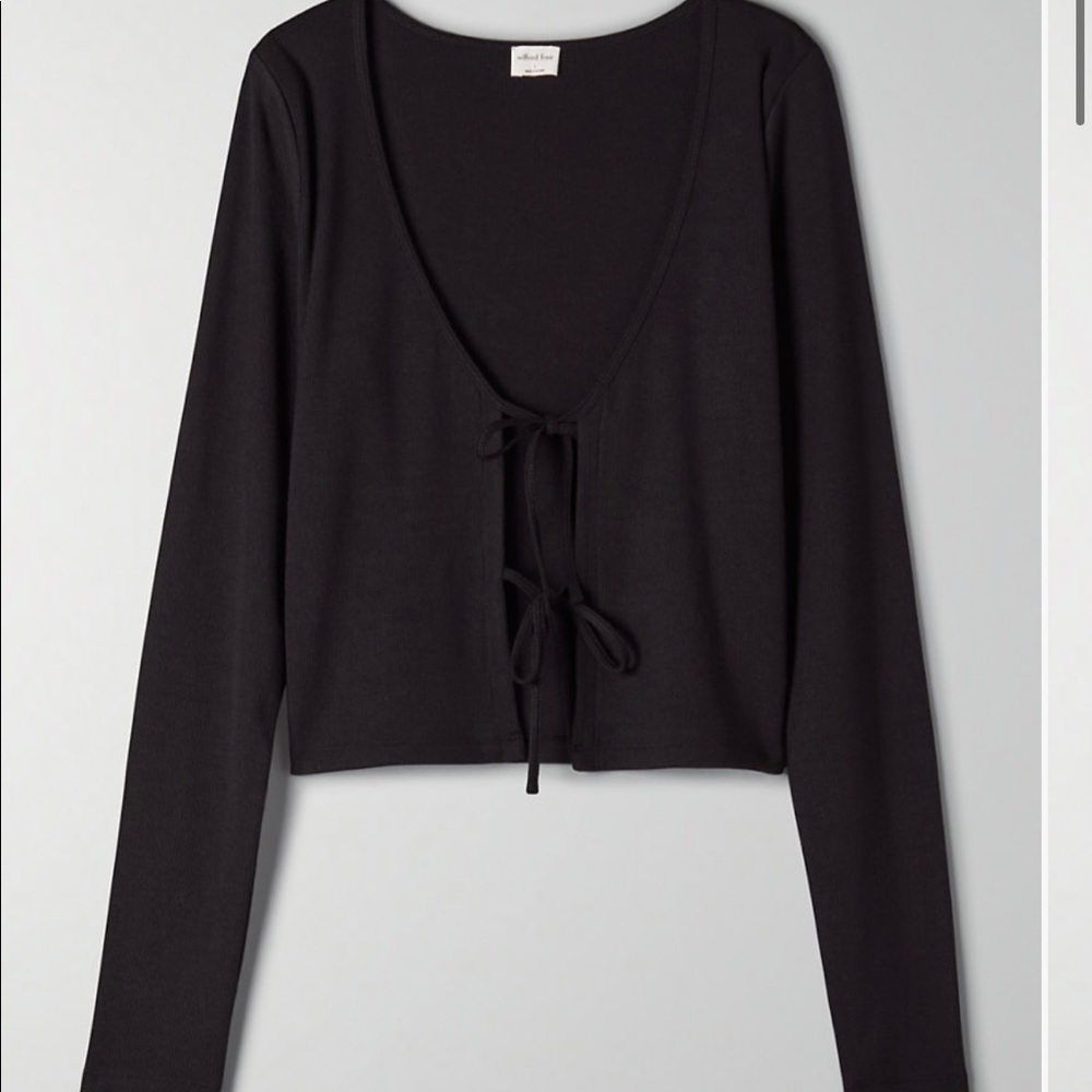 Wilfred FREE Only Tie Front Long Sleeve